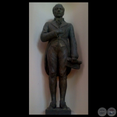 DOCTOR JOSÉ GASPAR RODRÍGUEZ DE FRANCIA - Escultura en yeso de FRANCISCO ALMEIDA